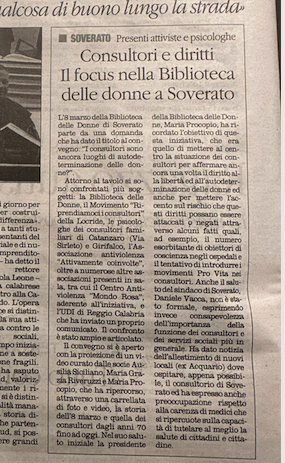 Convegno otto marzo CONSULTORI 